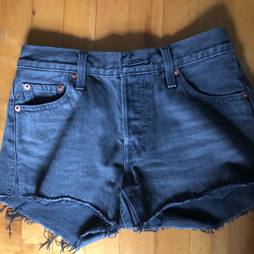 Levi’s 501 High Rose Denim Shorts